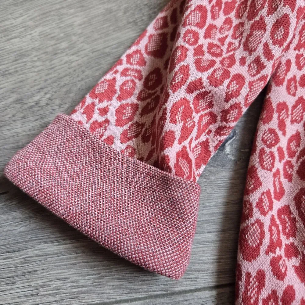 Bonnie Jean Red Leopard Dress Toddler Girl 2T NWT Long Sleeve Animal Print
